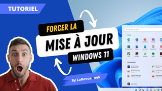 Comment forcer la mise à jour vers Windows 11 sur un PC non compatible ? (OK avec une Surface PRO 4)