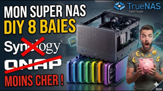 Oubliez Synology, QNAP... ! Montez votre NAS DIY 2026 8 Baies (Tuto TrueNAS) pour MOINS CHER