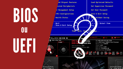 Comment savoir facilement si votre ordinateur possède un BIOS ou un UEFI sur windows 10 ou 11 ?