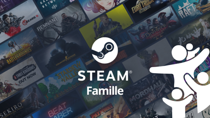 Steam lance les Familles Steam en version bêta pour faciliter le partage de jeux