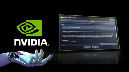 NVIDIA lance Chat with RTX, une IA générative locale !