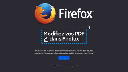 Firefox 126.0 Introduit une fonctionnalité très utile : La modification directe des Fichiers PDF
