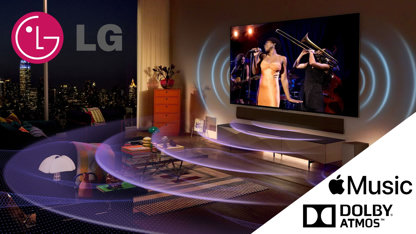 Apple Music en Dolby Atmos débarque sur les téléviseurs LG