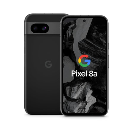 Smartphone Android débloqué Google Pixel 8a – Noir Volcanique, 128GB