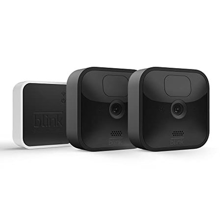 Blink Outdoor, Caméra de surveillance extérieure HD sans fil avec 2 ans d'autonomie | Kit 2 caméras