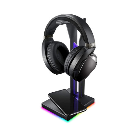 Repose casque ASUS ROG Throne Qi avec charge Sans fil