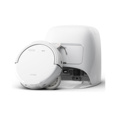 Aspirateur Robot Laveur DJI ROMO S Robot Aspirateur - 25 000 Pa, Lavage et séchage Auto des tampons de serpillière