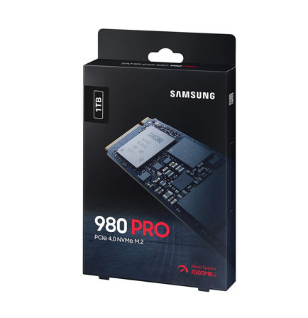 Disque SSD NVMe M.2 1 To Samsung 980 PRO MZ-V8P1T0BW- PCIe 4.0 - Compatible PS5