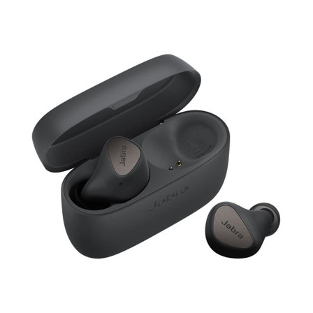 Écouteurs sans Fil Bluetooth Jabra Elite 4 : réduction de Bruit Active - Discrets et Confortables - Gris foncé