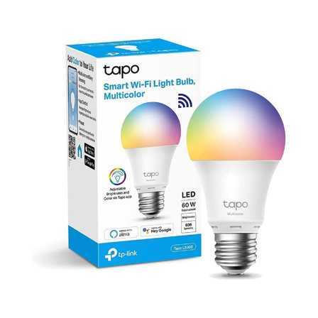 Ampoule Connectée WiF Tapo L530Ei - E27 Multicolore 2500K-6500K, Dimmable 8.7 W 806Lm