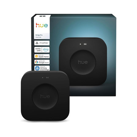 Philips Hue Bridge Pro, Smart Light Hub, compatible avec Apple Home, Amazon Alexa, Google Assistant