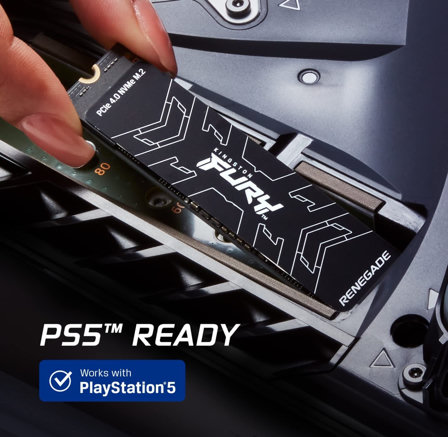 Disque NVMe Kingston FURY Renegade PCIe 4.0 1To compatible PS5