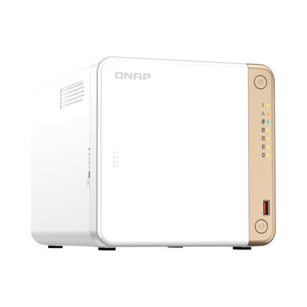 QNAP TS-462-4G Serveur de Stockage NAS Tower Ethernet/LAN Blanc N4505
