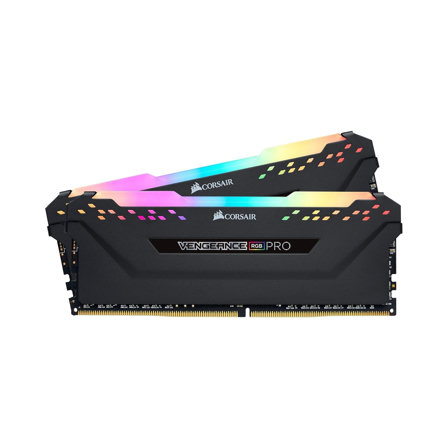Barette de RAM Corsair Vengeance RGB Pro 32 Go (2x16 Go) DDR4 3200 MHz C16 - Noire