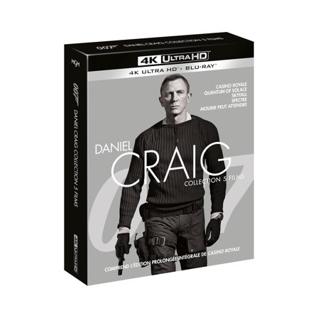 James Bond 007 : La Collection Daniel Craig en édition 4K Ultra HD + Blu-Ray