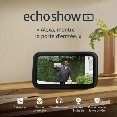 Echo Show 5 (Nouvelle génération) – Écran tactile Alexa à 59,99 €