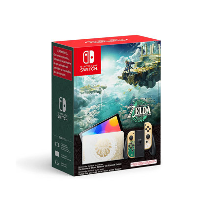 Nintendo Console Switch - Modèle OLED - Edition The Legend of Zelda : Tears of The Kingdom