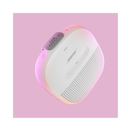 Bose SoundLink Micro : Petite Enceinte Portable étanche avec Microphone, Blanc