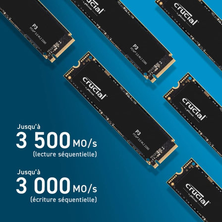 Crucial P3 4To M.2 PCIe Gen3