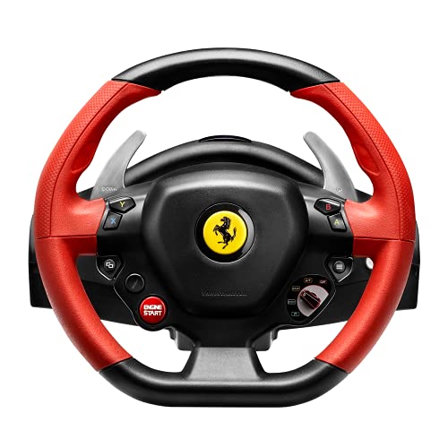Thrustmaster Ferrari 458 Spider Racing Wheel compatible Xbox One , noir/rouge
