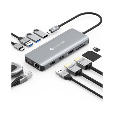 Hub USB C NOVOO Docking Station