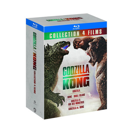 Coffret Godzilla & Kong : Collection 4 Films en Blu-ray