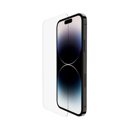 Belkin TemperedGlass : Protection d’écran en verre trempée pour iPhone 14 Pro
