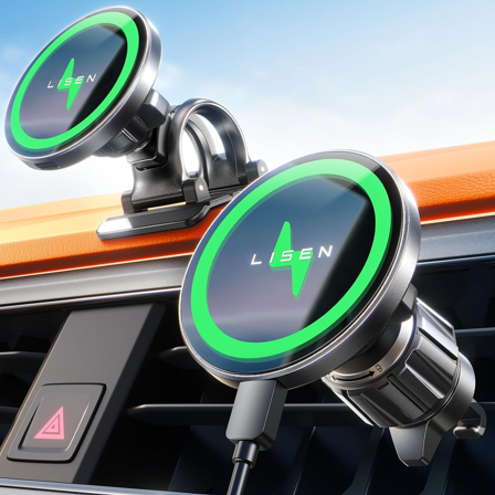 Lisen 15W Chargeur Magsafe Voiture