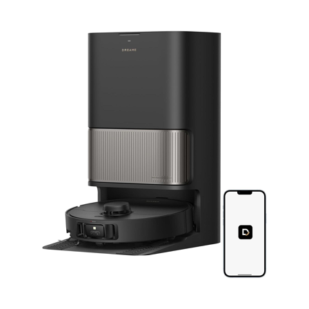 Robot Aspirateur Lavant DREAME L40s Pro Ultra , 19 000 Pa, Brosse Double HyperStream, Franchit 4 cm, Brosse latérale extensible et relevable