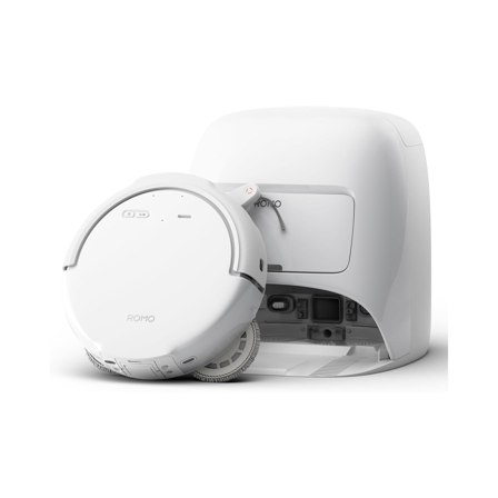 Aspirateur Robot Laveur DJI ROMO S Robot Aspirateur - 25 000 Pa, Lavage et séchage Auto des tampons de serpillière