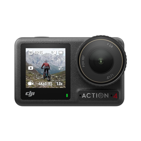 Caméra d’Action DJI Bundle Osmo Action 4 Standard - étanche 4K/120 IPS avec capteur 1/1,3 Pouce - Batterie 1 770 mAh prolongée