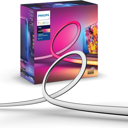 Bande ambilight Philips Hue Lightstrip Play Gradient pour TV 65 pouces