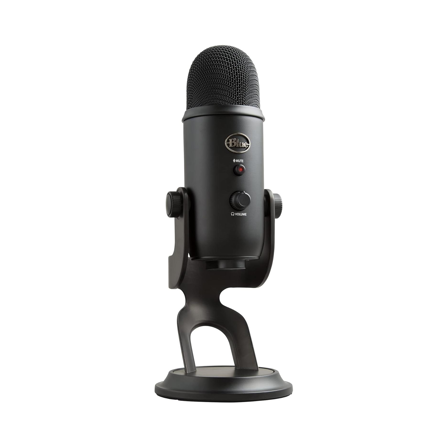 Microphone Blue Yeti pour Enregistrer, Streaming, Gaming, Podcast, PC & Mac, condensateur, avec Effets Blue VO!CE