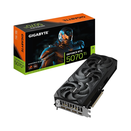 Carte Graphique Gigabyte GeForce RTX 5070 Ti WINDFORCE OC SFF - 16 Go GDDR7