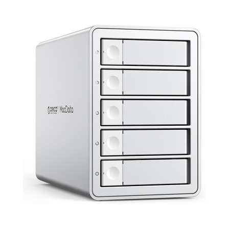 ORICO 5BIG Boîtier de Disque Dur Externe 5 Compartiments pour Disque Dur SATA HDD/SSD 2,5/3,5" jusqu'à 5 x 22 to, Prend en Charge Daisy Chain