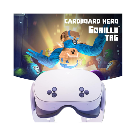 Meta Quest 3S 128 Go — Pack Cardboard Hero Gorilla Tag