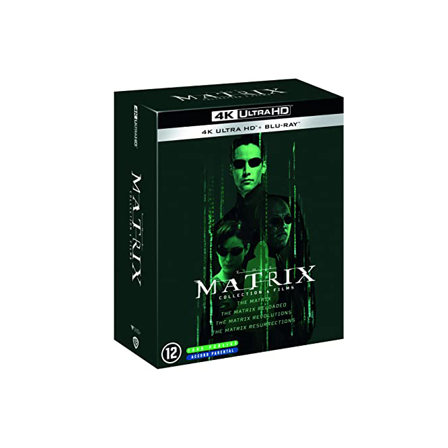 Coffret Matrix - Collection des 4 Films en Blu-ray 4K