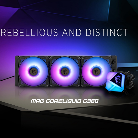 Watercooling MSI MAG CoreLiquid C360