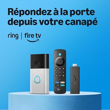 Super pack à prix cassé : Amazon Fire TV Stick HD + Sonnette Vidéo Ring Sans Fil
