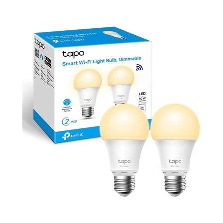 Tapo L510E  Ampoule Connectée WiFi, Ampoule LED E27 Blanc Chaud 2700K, Dimmable 8.7W 806Lm