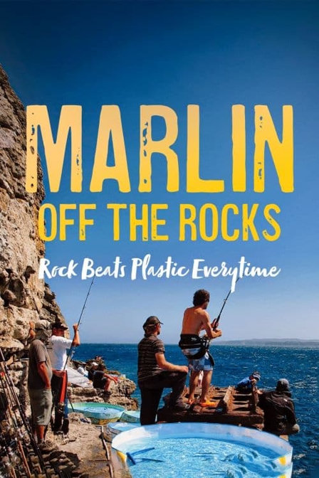 marlin off the rocks: rock beats plastic every time