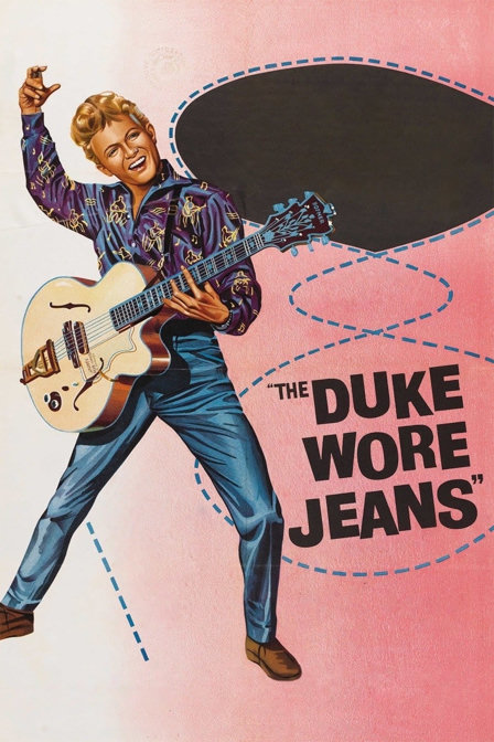 the duke wore jeans
