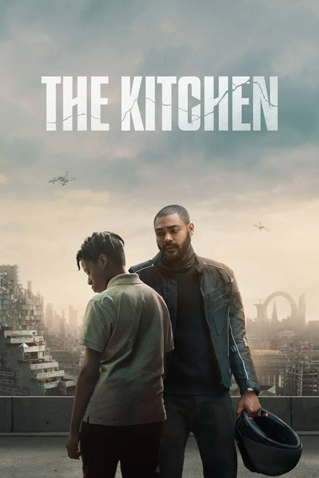 the kitchen
