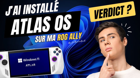 J'ai installé Atlas OS Windows 11 sur mon Asus ROG ALLY, meilleur perf ou pas ? Tuto Complet + Bench
