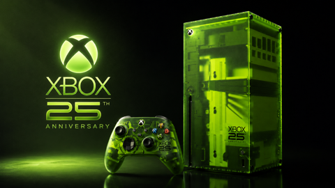 Xbox fête ses 25 ans avec une Series X translucide vert OG