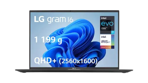 PC Portable 16" - LG Gram 16Z90R-G.AD75F - Intel® Evo™ i7-1360P, RAM 32Go, SSD 512Go - écran IPS QHD+