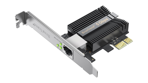 BrosTrend Carte Réseau PCIe 5Gb Ethernet