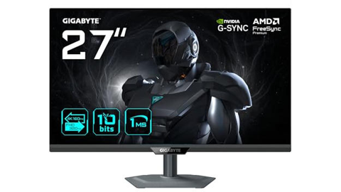 GIGABYTE G27UP Moniteur 27" 4K 160Hz Dual Mode