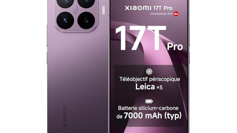 Xiaomi 17T Pro : Smartphone 12 Go/1 To, Zoom Leica x5
