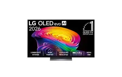 LG OLED65C6 : le téléviseur OLED evo 65" à 1 899 € au lieu de 2 499 € chez Fnac